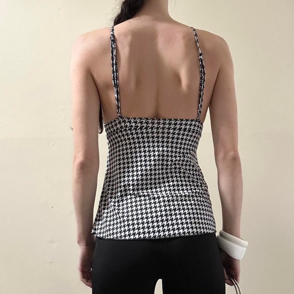 houndstooth pattern cami top - Picture 4 of 7